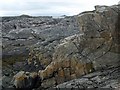 NM6282 : Rocky coastline, Ru Arisaig, Inverness-shire by Claire Pegrum
