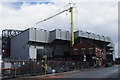 Crane towering over the Kop, Anfield