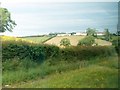 Drumlin-top farmhouse and buildings above the Carryduff Road