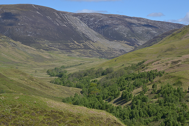 A view up Glen Roy