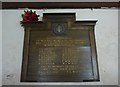 St Martin, Martinhoe: memorial (i)