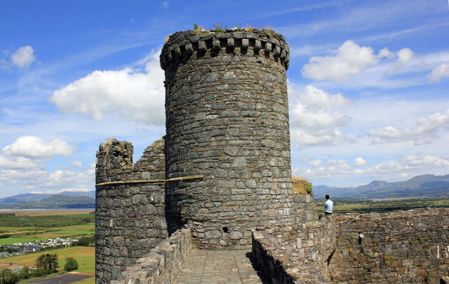 The North West Tower of Harlech Castle
