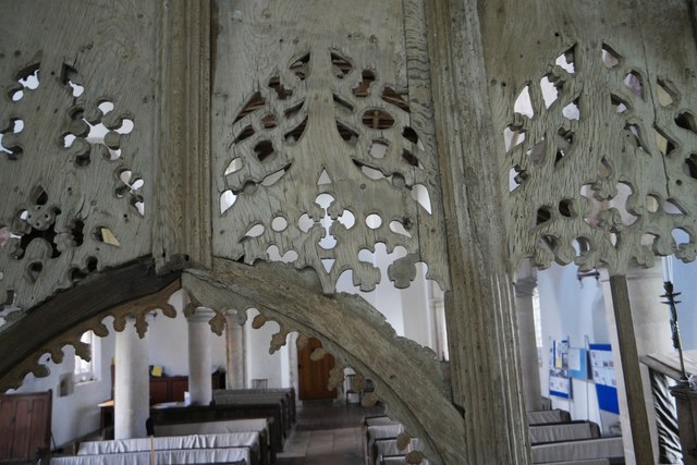 Church of St Andrew, Pickworth: rear of Rood Screen
