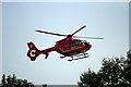 North West Air Ambulance helicopter, G-NWAE, Seacombe