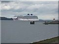 NT2779 : 'MV Britannia' visits Edinburgh by M J Richardson