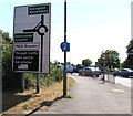 Directions sign near Bicester