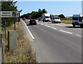 Speed cameras sign alongside the A41, Bicester