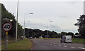 Featherstone roundabout at junction 1