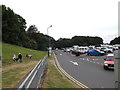 SU3076 : Car Park at Membury Service Area by Geographer