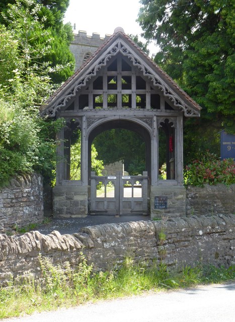 Lych Gate, St Mary's Church, Bishop... © Jeff Gogarty :: Geograph ...