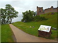 NH5328 : Path at Urquhart Castle by Malc McDonald