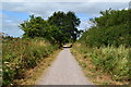 Former railway line looking towards Sturminster Newton