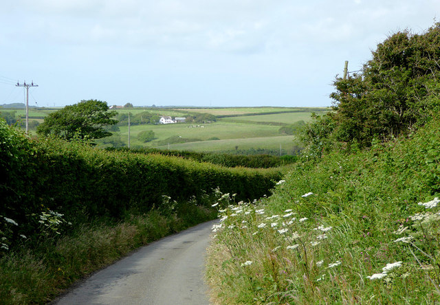 The road to Stoke and Hartland, Devon