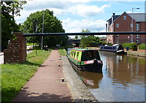 SJ9033 : Pipebridge across the Trent & Mersey Canal by Mat Fascione