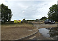 TL8820 : Field entrance off the A12 London Road by Geographer