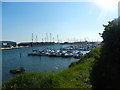 A view of the marina at Shoreham harbour