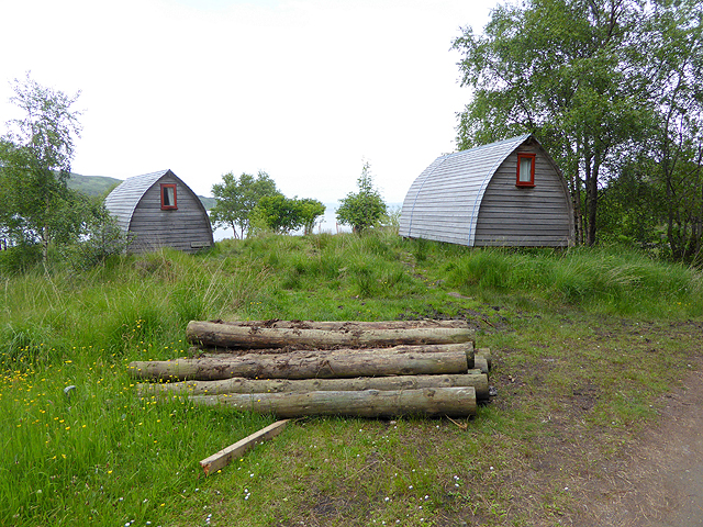 Camping Cabins At Kinloch C Oliver Dixon Geograph Britain And