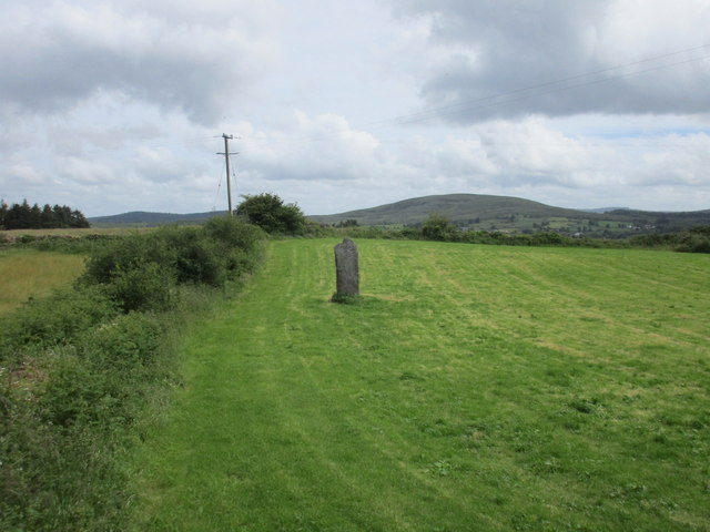Standing stone at Derryfineen