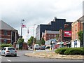 View north-westwards across Carlisle Circus