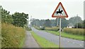 "Beware of horses" sign, Cotton, Donaghadee (July 2015)