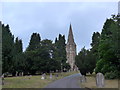 St Michael, Camberley: path