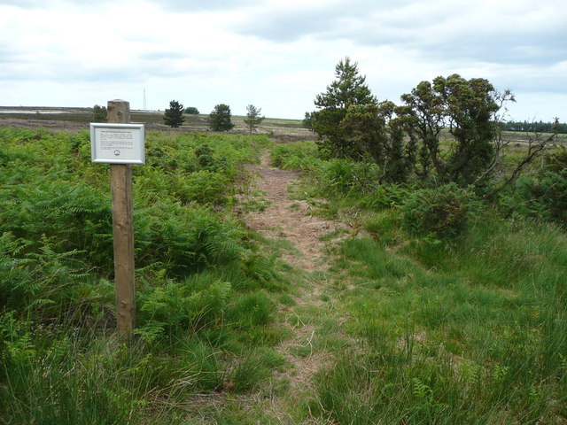 Path diversion at the southern end of... © Humphrey Bolton :: Geograph ...