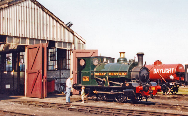 Ex- Cardiff Railway (GWR) 0-4-0ST at Didcot Railway Centre, 2001
