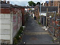 Stoke-on-Trent alleyway