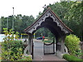 TQ0263 : Christ Church Ottershaw: lych gate by Basher Eyre