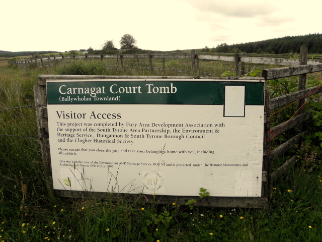 Notice, Carnagat Court Tomb