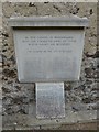 St Nicholas, Pyrford: memorial (I)