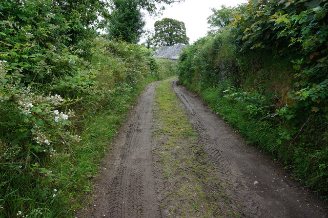 Bridleway approaching Hurston