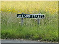 TG1823 : Allison Street sign by Geographer