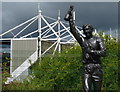 Gordon Banks statue outside the Britannia Stadium