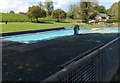 Paddling pool and children