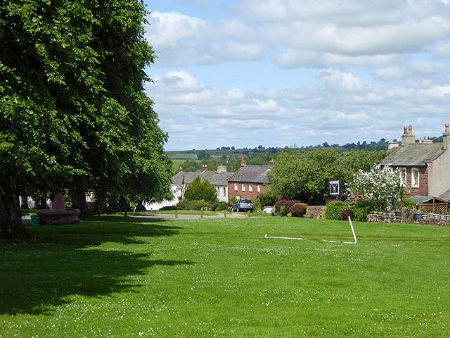 North side of Dufton village green