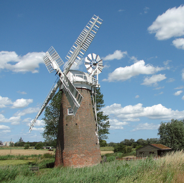 The restored Hardley drainage windpump © Evelyn Simak cc-by-sa/2.0 ...