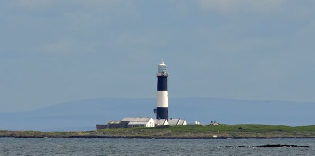 Mew Island lighthouse near Donaghadee (July 2015)