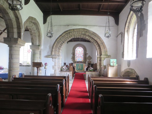 The nave of St John The Baptist, Edlingham