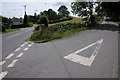 Road junction on the B4214