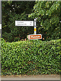 TM2972 : Roadsign on the B1117 High Street by Geographer