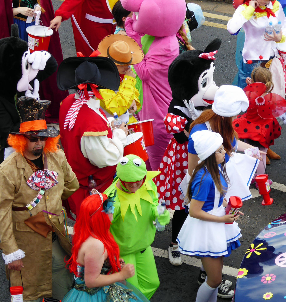 Fancy dress on parade © Steve Fareham :: Geograph Britain and Ireland