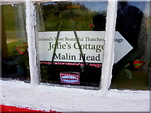 C4059 : Notice in Josie's Cottage window by Kenneth  Allen