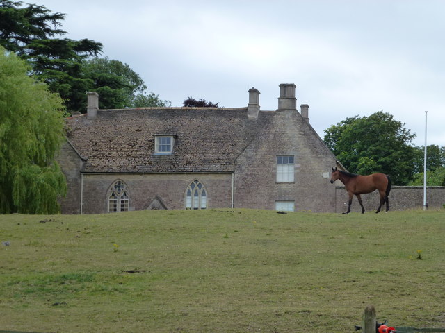 Horse and house in Ufford near Stamford