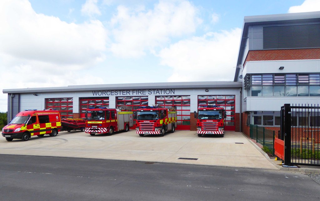 The new Worcester Fire Station (2),... © P L Chadwick :: Geograph ...