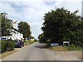 Entering Falkenham on Back Road