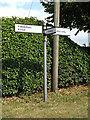 Roadsign on Capel Hall Lane