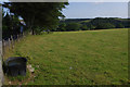 Farmland above Cwm Mabws