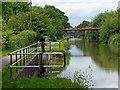 Looking north along the Trent & Mersey Canal