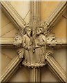 TG2142 : St Peter & St Paul, Cromer - Porch boss by John Salmon